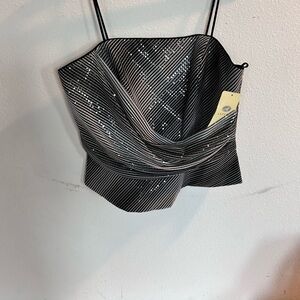 Aspeed  Black & Silver Sequence Corset

Sign XL